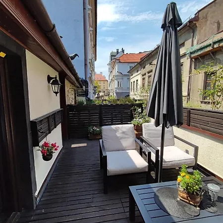 Apartament Podcienie Z Tarasem Bielsko-Biala Old Town Exterior foto